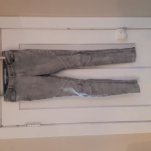 Grey wash skinny jeans